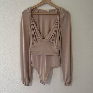 Free People In Your Arms Shirred Bodysuit